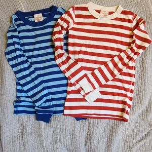 Hanna Andersson organic cotton pajama tops size 12